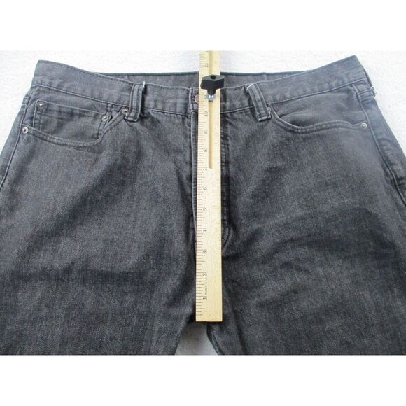 Levis Jeans 562 Mens Size 36x30 (36x27) Black Label Denim 5 Button Fly Dark Wash - Picture 6 of 14